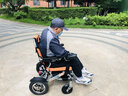 YATTLL雅途智能电动轮椅车 全自动锂电池老年人残疾人可折叠轻便老人轮椅车续航70里 升级款【22A锂电+续航约24km】 实拍图