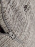 迪卡侬（DECATHLON）保暖绒衣户外抓绒衣男运动宽松秋摇粒绒外套冲锋衣内胆 MH100 半拉链-浅灰色 M 实拍图