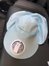 畅印有自带电风扇的帽子充电式款太阳帽工地大成人遮阳帽女夏季防晒帽 卡其色 加风扇 实拍图