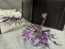 龙零龙零蝎子玩具金属拼装模型3D立体拼图成人创意手工可动生日礼物男 紫魔蝎拼装包 实拍图