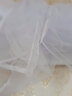 尚美居老式单门蚊帐0.9m学生蚊帐1.2米1.5m1.8双人床家用单人床通用简易传统绑绳穿杆加密蚊帐 白色（特密款）不带支架 1.5米宽*2米长 实拍图