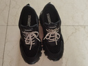 思加图2025新款星河蝴蝶老爹鞋厚底透气休闲运动鞋ECE11AM5 闪耀深黑【弹力飞织布】 41 实拍图