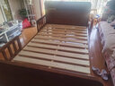 简写 儿童床 现代简约青少年男孩实木儿童床家用儿童床带护栏 护栏床+USB夜灯 1.2米单护栏 实拍图