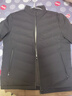 雅戈尔（YOUNGOR）羽绒服男立领短款羽绒服保暖御寒商务休闲男士上衣外套 VRYS439989AQA黑色 L 175/96A 实拍图