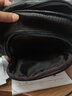 丝音双肩包女真皮2021新款时尚大容量软皮防盗书包潮休闲百搭流苏背包 黑色 实拍图