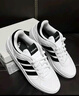 adidas COURTBEAT休闲舒适低帮篮球风板鞋男女阿迪达斯官方轻运动   白色/黑色   42.5 实拍图
