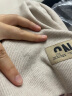 玉柳缘毛线帽子女春秋冬季包头帽显脸小月子帽百搭保暖护耳针织套头帽 米色 成人均码 实拍图