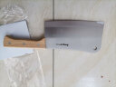 拜格（BAYCO）菜刀单刀家用不锈钢厨师专用刀木柄切菜刀厨房刀具BD2904 晒单实拍图
