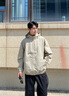 Calvin KleinJeans【防风防水】春秋男士ck户外露营登山运动外套J326809 PED-奶茶咖 L 实拍图