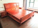 木恒盛（ 红木家具 缅甸花梨（学名：大果紫檀）实木床 盛世风华新古典床卧室床 家具意向金，付清尾款后发货。 实拍图