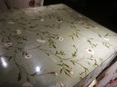 素莎桌布布艺棉麻小清新田园小碎花长方形餐桌布正方形八仙桌茶几台布 绿色小碎花 140*210cm 实拍图