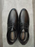 宜驰（EGCHI）皮鞋男士商务休闲正装英伦耐磨舒适通勤鞋子男 KRS1618 黑色 42 晒单实拍图