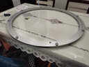 BOLLEYA圆桌餐桌底座转盘防滑铝合金餐桌转盘旋转底座万向转盘大理石转盘 升级版顺滑800mm 实拍图