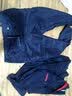 装耐春秋长袖工作服套装男女劳保服套装汽修装修物业家政工程服车间服 长袖藏蓝红快 2XL 180 套装 实拍图