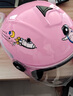 NUOMAN3C认证电瓶车头盔儿童可爱夏季电动车头盔四季通用透气轻便式半盔 新国标-可爱粉太空人【高清长镜】 四季头盔 实拍图