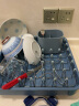 JOSEPH JOSEPH可伸展式排水碗架水槽厨房置物架沥水碗架放碗筷收纳盒碗碟架 天蓝色 85185 实拍图