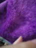 路麦恩女装秋冬加厚摇粒绒开衫卫衣上衣外套休闲抓绒衣装 深紫色珊瑚绒女.款 XL 80-110斤 晒单实拍图