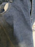 顶峰保罗（Dingfengbaoluo）水洗复古牛仔裤男士秋季保暖加绒加厚宽松休闲长裤子74青蓝L 实拍图