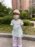 绿鼻子（green nose）儿童平面口罩一次性三层婴幼儿童6-12岁防护口罩男女宝宝2岁透气 夏日茉崎羊 10枚泡泡纱耳绳 s码 实拍图