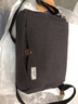 新潮代单肩包男帆布大容量斜挎包复古学院风学生党休闲运动邮差包 蓝黑色大号【可放A4纸张/14英寸电脑】 实拍图