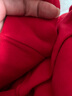 红豆（Hodo）秋衣秋裤女纯棉保暖内衣套装男士圆领本命年全棉中老年打底棉毛衫 女士大红 2XL (175) 女士 实拍图