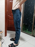真维斯（Jeanswest）春秋季牛仔裤男宽松休闲直筒长裤男2026新款百搭修身裤子 雾霾蓝 32 腰围二尺五 实拍图