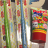 璞慈（Putzi）德国原装进口儿童牙膏0-6岁防蛀婴幼儿低泡含氟牙膏旅行便携 草莓味50ml*5+儿童牙刷*2 实拍图