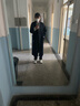 瑧鸟 春秋款职业西装套装女修身工作面试学生西服外套正装两件套8019 黑色 西服+西裤 3XL （建议130-140斤） 实拍图