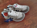 新百伦574男鞋跑步鞋休闲运动鞋女鞋子轻便舒适软底秋冬季百搭跑步鞋男 n574米灰藏青 普通版 35 脚宽脚胖多拍一码 实拍图
