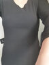 JERRIE MOCK保暖女士内衣保暖套装阳离子无痕加厚秋衣秋裤内穿紧身打底衫 21B1349绿色【羊绒蚕丝】 2XL 实拍图
