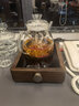 玉兰香耐热全玻璃蒸汽煮茶壶过滤黑茶普洱茶具泡茶壶家用煮茶器茶具套装 C款茶壶1.3L 实拍图