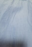 无印良品 MUJI 女式 水洗平纹衬衫 长袖休闲百搭衬衣春款纯棉全棉BCB35C3S 萨克森蓝 XXL(170/96A) 实拍图