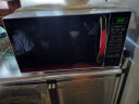 美的（Midea） 微波炉家用平板速热微蒸智能一体 一键解冻除味宝宝辅食 多功能菜单立体发热光波炉 【电子除味】EM7KCGW3-NR 实拍图