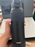 膳魔师（THERMOS）保冷杯午夜蓝1L真空不锈钢大容量杯户外运动便携保温水杯FJR-1000 实拍图