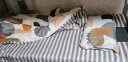 洁丽雅（Grace）亲肤四件套套件1.2/1.5米床上用品床单枕套被套150*200cm流光印象 实拍图
