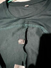 恒源祥长袖T恤男士含桑蚕丝圆领纯色百搭打底上衣HJ150 墨绿 175/92A  实拍图