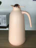 雷德夫（LEIDFOR）B2 保温水壶 家用小型 玻璃内胆咖啡壶热水暖壶 暖瓶保温壶 樱花粉 1000ml 实拍图