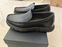 金利来（Goldlion）男鞋男士皮鞋时尚商务休闲鞋鞋舒适乐福鞋55923018401A-黑色-39码 实拍图