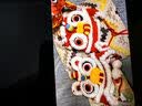 罗蒙儿童中国风虎头帽秋冬保暖新年喜庆醒狮老虎毛线帽 红色帽子小码 实拍图