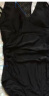 速比涛（Speedo）时尚连体泳衣女双肩带性感露背修身显瘦海边度假泳装 黑色 34 实拍图