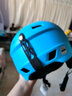 VOLOCOVER 专业滑雪头盔 一次成形 通风设计摩托 轮滑 安全 头盔带通风孔男女儿童单双板雪盔 蓝色 L 码（56-59） 根据头围选择尺码 实拍图