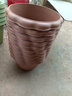 爱丽思（IRIS）花盆花瓶树脂复古浮雕波纹圆形多肉塑料阳台种植批发花盆 10号陶茶色(口径30cm) 实拍图