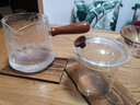 SYANF全自动煮茶器玻璃壶煮茶炉蒸汽煮茶壶迷你电陶炉家用煮茶炉花茶壶 18-黑辰露炉+条纹月笼壶 800ml 实拍图