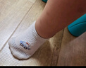 爱宝适婴儿袜子夏款宝宝学步地板袜防滑隔凉儿童早教袜4双装童韵S码T190 实拍图