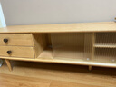原始原素 实木电视柜 北欧简约现代客厅家具小户型橡木地柜 2.0米 H7081 实拍图