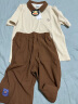 大嘴猴（paul frank）儿童套装2023夏季男童女童时尚休闲百搭简约套装 卡其 150 实拍图
