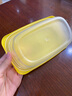 茶花（CHAHUA）塑料保鲜盒食品级可加热大容量一次性快餐盒野餐打包盒汤碗水果 【12只装】黄色四组 实拍图