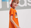 361°童装儿童短袖2026夏季男童短袖t恤男大童夏季短袖上衣 橙 140 实拍图
