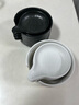 inmindhouse高颜值调料碟套装陶瓷味碟家用火锅蘸料碟简约小吃碟子醋碟吐骨碟 碟座+4个味碟【雅黑】 12cm 产品规格图见图二 实拍图