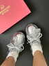 卡丹路老爹鞋女内增高10cm厚底鞋子女2024秋冬季运动休闲百搭小个子女鞋 银色【皮面】 38 实拍图